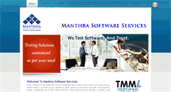 Desktop Screenshot of manthrasoft.com